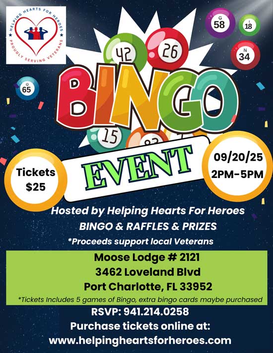 The Moose Lodge-HHFH Bingo Night Flyer